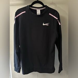 Black Nike sweater with design on back size S